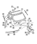 Genuine Mopar Jeep Nameplate 68447729AA. Fixed Price $56.84.