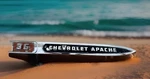 Original Oem 1959 Chevrolet Apache 3600 Truck Fender Spears / Right Emblem. Fixed Price $145.00.