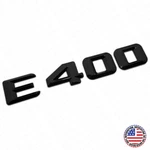 14-16 E400 Amg Letter Emblem 3D Trunk Logo Nameplate Badge Decorate Gloss Black. Fixed Price $15.99.