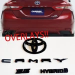 2018 2024 Toyota Camry Se Hybrid Gloss Black Emblem Overlay Kit PT948-03190-02. Fixed Price $53.95.