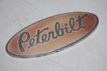 Vintage Oem Peterbilt Truck Tractor Hood Emblem Badge Side Grille Oval Metal 8". Fixed Price $22.79.