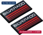 2X Cab Emblem Badge Side Roof Pillar Decal Plate Compatible For Chevy Silverado. Fixed Price $25.21.