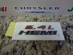 12-14 Dodge Challenger Charger 6.4L 392 Hemi Emblem Decal Nameplate Mopar Oem. Fixed Price $83.26.