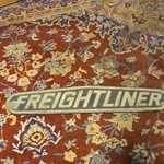 Damaged Freightliner 20 1/2" Nameplate Emblem - P/n 681 584 03 25. Fixed Price $30.00.