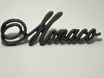 Dodge Monaco Car Emblem Vehicle Script Badge 3749810 Vintage 1970'S. Fixed Price $24.95.