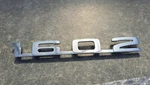 New Original Bmw E10 "1602" Emblem/lettering Rear, From 1973. Fixed Price $93.12.