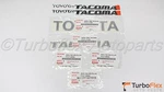 Toyota Tacoma SR5 1998-2004 Door & Tailgate 7 Emblem Kit Genuine Discontinued. Fixed Price $5626.50.