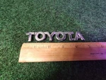 Toyota Oem Chrome Plastic 4.75" Emblem Badge Logo Nameplate 7544 02070 2M4. Fixed Price $15.99.