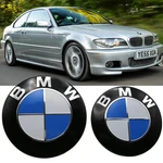 Bmw Emblems E46 Black Ring Hood & Trunk For M3 330I 325I 320I 74MM 82MM Roundels. Fixed Price $59.99.
