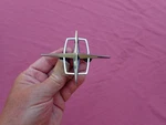 1968 Lincoln Header Panel Emblem, Early Take-off, Nice! C8VB-8B402-A. Fixed Price $79.99.