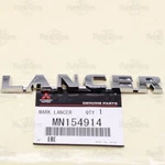 New Genuine Oem Mitsubishi Chrome Mark "lancer" Nameplate Emblem MN154914. Fixed Price $24.12.