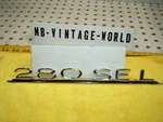 Mercedes Genuine Heavy 68-73 W108 280SEL Lid Metal Chrome Emblem. Fixed Price $113.98.