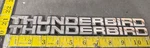 (1) Ford Thunderbird Rear Emblem E9SB 13B492 Aa (4856). Fixed Price $12.00.