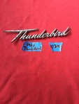 1961 1962 1963 Ford Thunderbird Dash Script Emblem C1SB-6304460-A (1124). Fixed Price $21.00.
