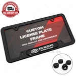 Gloss Black Front Rear For Kia Sport License Plate Frame Protect Cover Gift. Fixed Price $19.99.