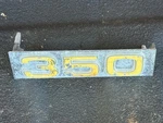 Genuine Gm 350 Grille Badge Emblem Chevy C/k Truck Blazer Suburban 343991 75-80. Fixed Price $15.00.