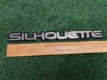 Oldsmobile 1997-2004 Silhouette Gold Rear Trunk Emblem Badge Logo 10242278 1S9. Fixed Price $16.99.