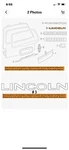 Lincoln Ford Oem 15-17 Navigator Lift Gate-emblem Badge Nameplate FL7Z7842528B. Fixed Price $50.00.