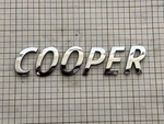 Mini Cooper Trunk Emblem Letters Set Oem Factory Genuine Stock. Fixed Price $24.99.