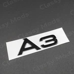 Audi A3 Gloss Black Emblem Rear Letter Tail Badge Trunk Lid Sport. Fixed Price $14.99.