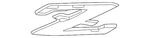 Genuine Nissan Bumper Cover Emblem 84895-6GP0A. Fixed Price $82.23.