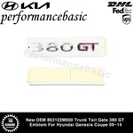 New Oem 863122M000 Trunk Tail Gate 380 Gt Emblem For Hyundai Genesis Coupe 09-14. Fixed Price $11.99.