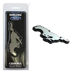 Brand New Ford Mustang 3-D Chrome Plastic Auto Car Truck Emblem Decal Sticker. Fixed Price $11.34.