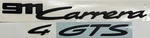 Porsche Oe 992 "911 Carrera 4 Gts" Emblem Inscription Nameplate Matte Black. Fixed Price $289.00.