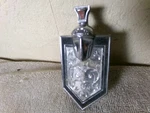 1970'S Monte Carlo Silver Knight Emblem, Casting No. 3977778. Fixed Price $34.95.