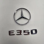 Mercedes W211 Rear Trunk "E350" & Star Emblem Badge Oem 2006 Chrome. Fixed Price $31.99.