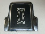 1995-1996 Lincoln Town Chrome Trunk Lock Cover Pivot Emblem Ornament Cartier. Fixed Price $69.99.