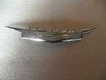 1960 Original Cadillac Hood Emblem Crest - Part # 1473719 RECHROMED2. Fixed Price $75.00.