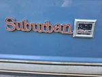 87-91 Gmc Suburban Tailgate Emblem Badge Set Oem Fuel Injection. Fixed Price $95.00.
