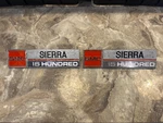 Vintage 1973 74 Gmc Sierra 1500 Truck Fender Emblem Oem 327907 Hundred. Fixed Price $200.00.