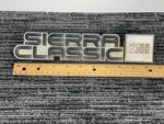 Gmc Oem 1981-1987 Sierra 2500 Front Fender Side Emblem Badge Logo Name 14026465. Fixed Price $34.95.