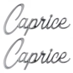 1965 1966 1967 Chevrolet "caprice" Front Fender Emblems Trimparts Made In Usa. Fixed Price $116.90.