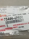 New Genuine Oem Toyota 75444-0R030 "awd" Plate Badge Emblem 2013-2015 RAV4. Fixed Price $20.00.