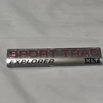 2001-2005 Ford Explorer Sport Trac Xlt Emblem Badge Oem Red Chrome. Fixed Price $26.95.
