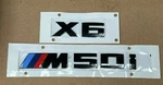 Bmw Genuine G06 Black Trunk Emblem "X6 M50I" Lettering Decal Badge New. Fixed Price $144.99.