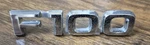 1980-81 Ford F-100 Chrome Metal Front Fender Emblem E0TB 16B114E1. Fixed Price $10.00.