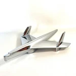 Chevy Hood Bird 1955 Chevrolet Chrome Jet Ornament New Made In Usa. Fixed Price $112.31.