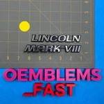 1993-1996 Lincoln Markviii Mk 8 Oem Factory Chrome Rear Trunk Hatch Emblem Set 2. Fixed Price $29.99.