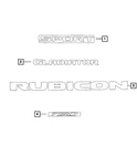 Genuine Mopar Front Fender Decal 6KM53RXFAA. Fixed Price $8.57.