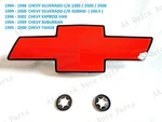 Front Black Red Bowtie Grille Emblem Silverado Tahoe Suburban Express 1994-2000. Fixed Price $98.80.