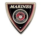 U.s. Marine Corps Seal - Usmc 3 X Shield Chrome Metal Auto Emblem. Fixed Price $16.95.