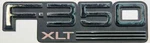 92-97 Ford F350 Xlt Fender Emblem Oem F2TB-16B114-FA 2487. Fixed Price $18.99.