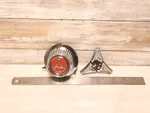 1967-69 Dodge Polara Dome Wheel Cover 2823002/1964 Dart Trunk Emblem 2423891 Oem. Fixed Price $50.00.