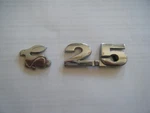 06 07 08 09 Vw Volkswagen Rabbit 2.5 Oem Chrome Rear Trunk Emblem Logo Badge. Fixed Price $12.99.