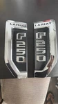 2017-22 Ford F250 Lariat Lh/rh Black Fender Emblems Oem. Fixed Price $100.00.