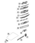 Genuine Mopar Nameplate 68477415AA. Fixed Price $61.07.